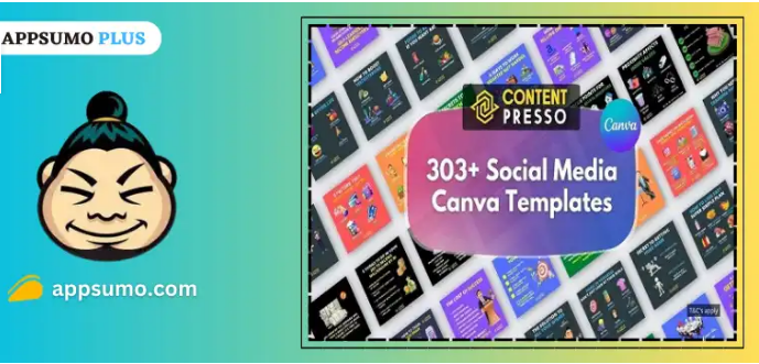 ContentPresso – 303+Social Media Canva Templates